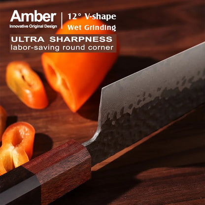 Professional 67layers Vg10 Steel Forged sharp Japanese Kitchen Knives with Wooden Handle