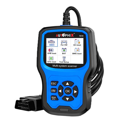 Autophix 5600 Full Systems Battery Registration Tool OBD2 Diagnostic Scan Code Reader for VW Audi Skoda Seat 1-Year Warranty