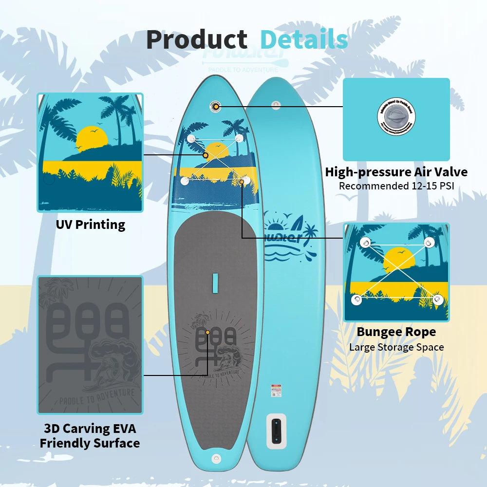 EU Free Shipping Dropshipping Factory CE Waterplay Surfing sup Stand up Paddle Board Surfboard Paddle Surf Inflatable sup