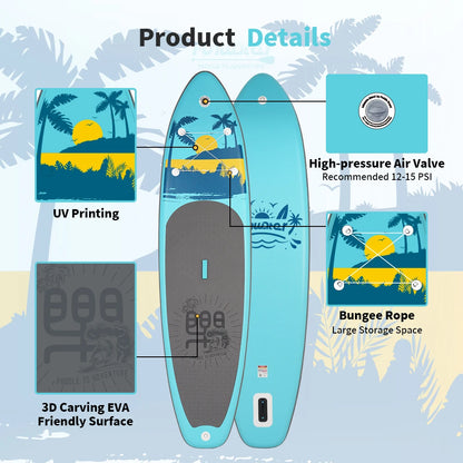 EU Free Shipping Dropshipping Factory CE Waterplay Surfing sup Stand up Paddle Board Surfboard Paddle Surf Inflatable sup