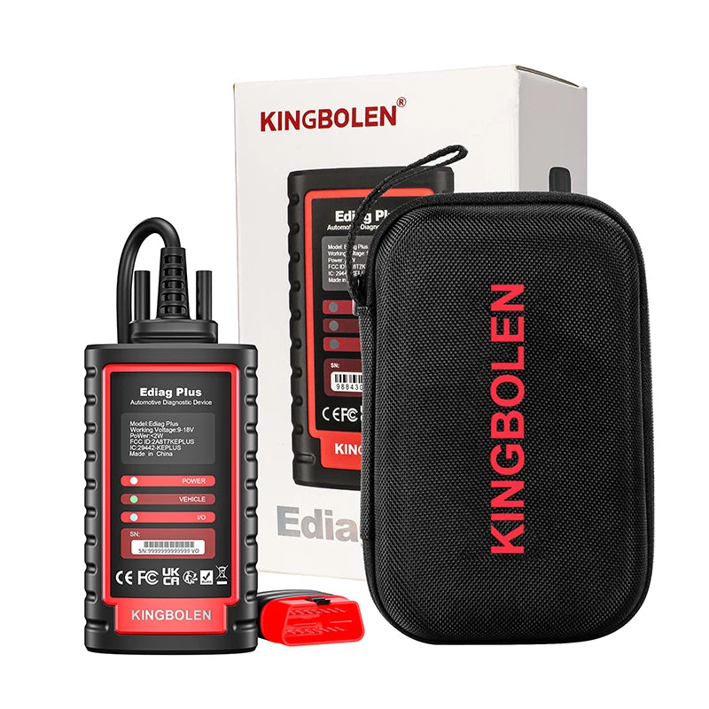 Ediag Plus 2025 Hot Full System Auto Diagnostic Scanner with CAN-FD Protocol 15 Reset Services ECU Coding OBD2 Scanner