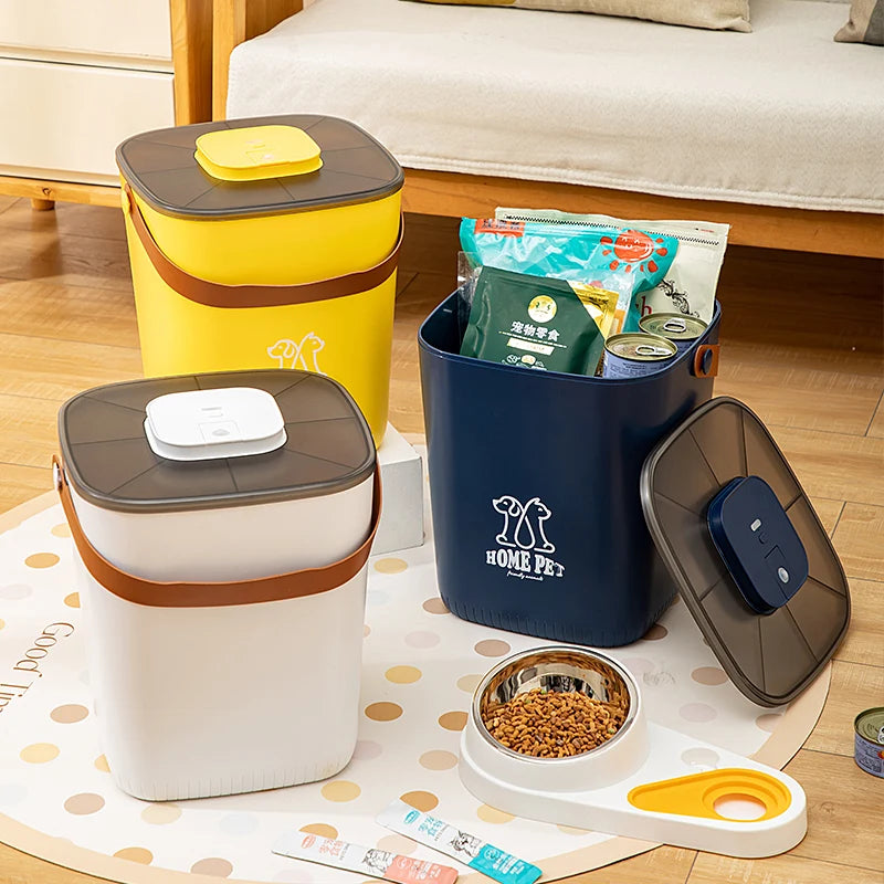 High Quality Intelligent Vacuum Pet Food Storage Container Large Capacity Moisture Mildew Proof for Kitchen Use for Cats Dogs