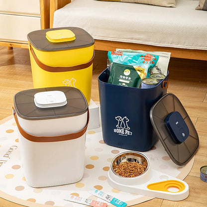 High Quality Intelligent Vacuum Pet Food Storage Container Large Capacity Moisture Mildew Proof for Kitchen Use for Cats Dogs