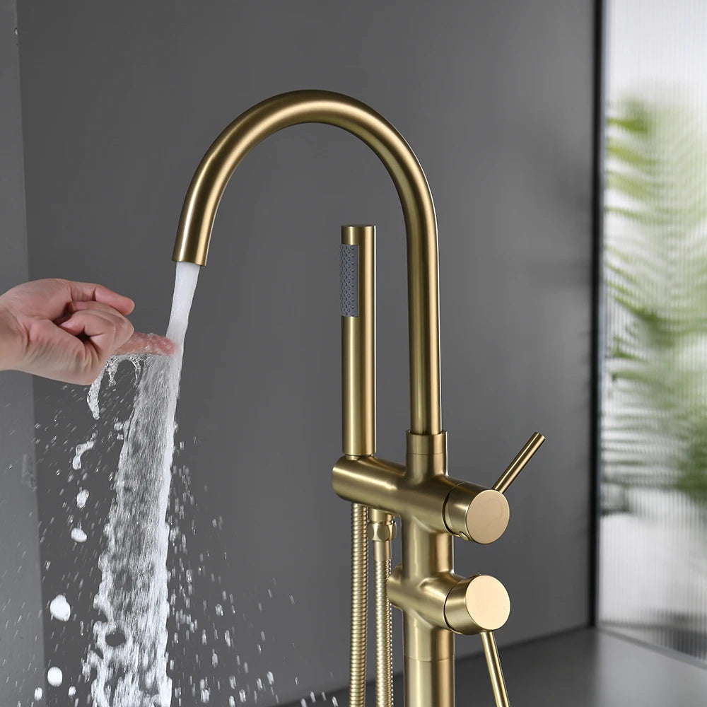 Factory Names CUpc Gold Single Handle Bathtub Shower Faucet