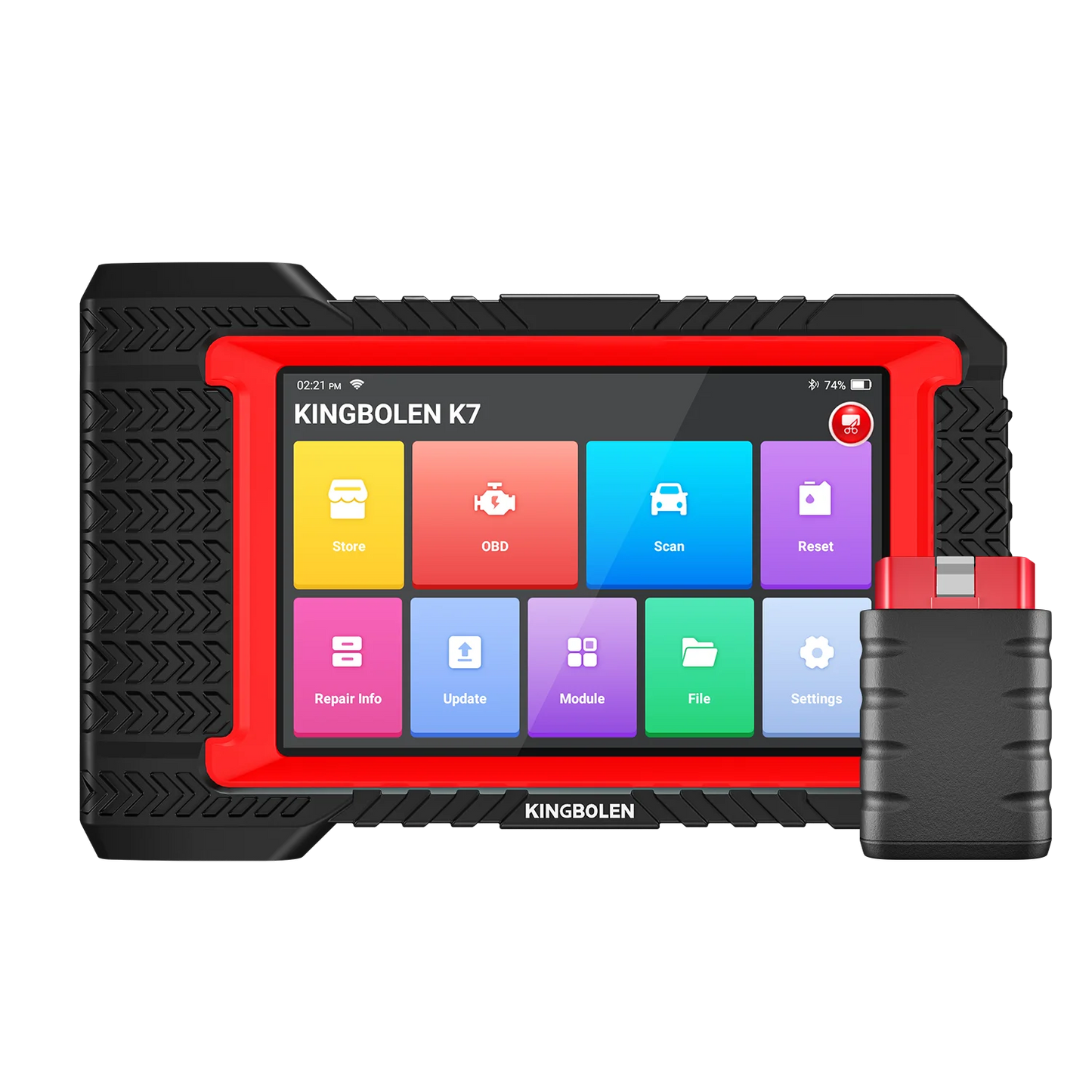 2025 Ver Kingbolen K7 Car Scanner Obd2 ALL System ECU Coding Active Test AF Reset 28 Resets Escaner Automotriz Profesiona