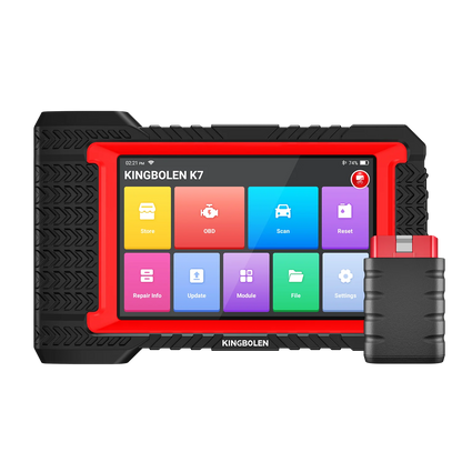 2025 Ver Kingbolen K7 Car Scanner Obd2 ALL System ECU Coding Active Test AF Reset 28 Resets Escaner Automotriz Profesiona