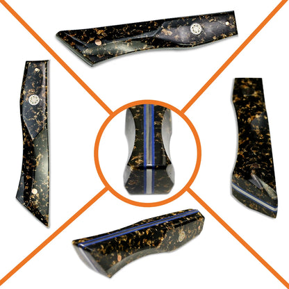 Full Tang Vacuum Treated 10Cr15MoV High Carbon Steel 7 Inch Usuba Nakiri Cleaver Knife