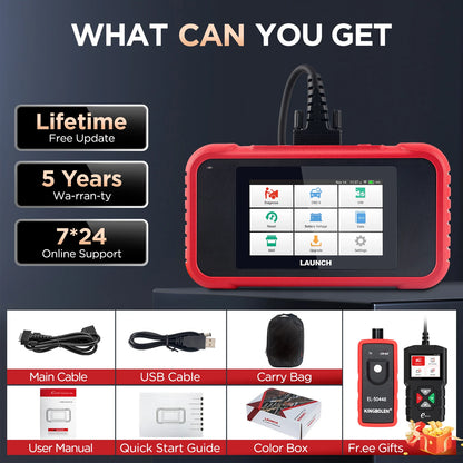 2025 CRP129E V2.0 Diagnostic Scanner Automotive Diagnostic Universal Engine Obd2 Auto Tools Softwaer 2 Years