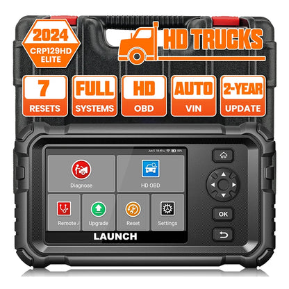 CRP129 HD Full System Truck Diagnostic Tool Heavy Duty Commercial Vehicle Scan Tool Machine