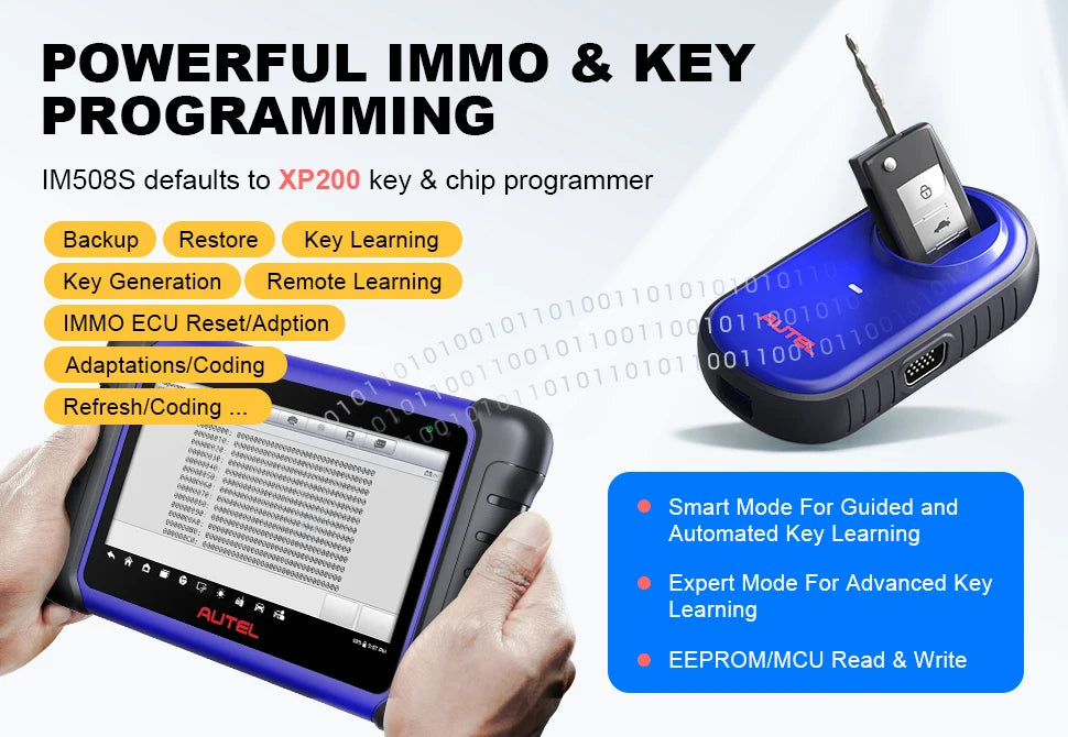 Advanced autel Maxilm IM508S Maxiim Im508 Key Programmer Diagnostic Scanner Tool