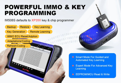 Advanced autel Maxilm IM508S Maxiim Im508 Key Programmer Diagnostic Scanner Tool