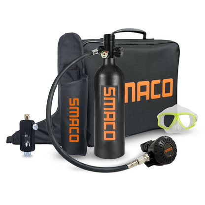 SMACO DOT Oxygen_Tanks Water Bottles Sport Outdoor Playground Equipment Scuba Diving Price of Oxygen Cylinder 1L Scuba Regulator