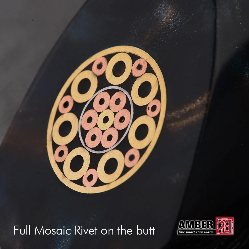 Color Resin Handle 73 Layers Japanese AUS 10 Chef Knife Set Damascus Steel Kitchen Knife Set