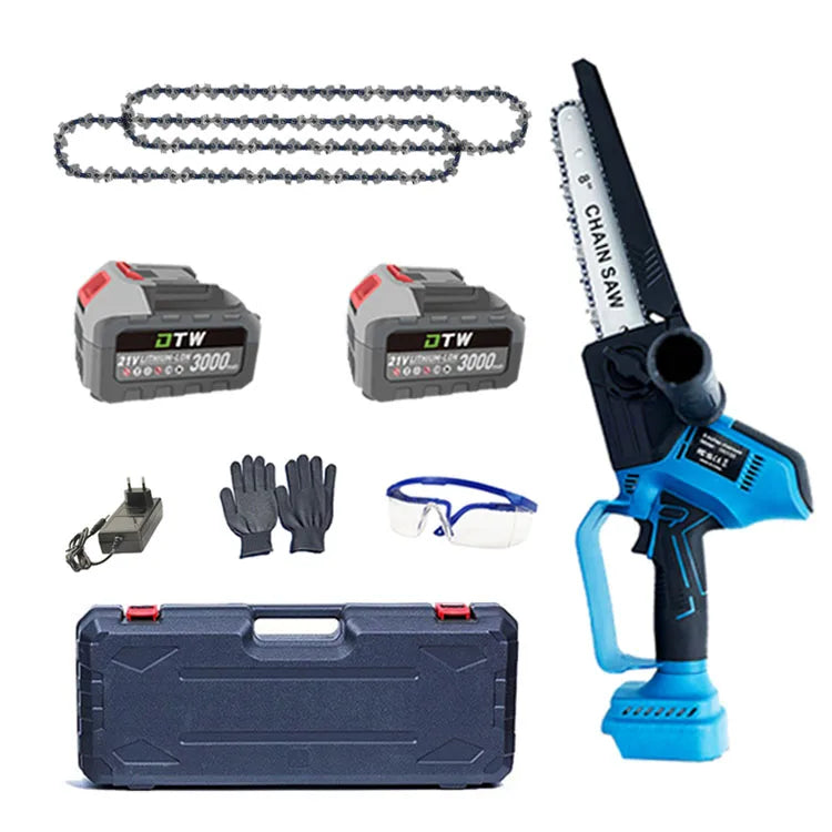 DTWA2-0048 Factory Wholesale Brushless Lithium Electric Chain Saw Cordless 8 Inch Chainsaw