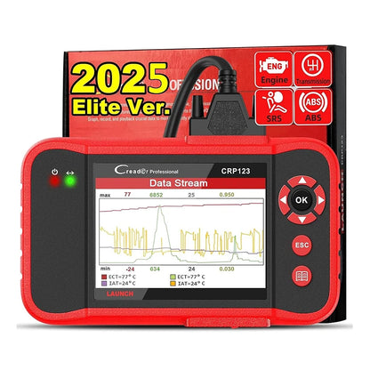 USA EU Warehouse 2025 LAUNCH X431 CRP123 V2.0 OBD2 EOBD Obd Diagnostic Scanner Auto DiagnosticBTool ObdII Crp123 Code Reader
