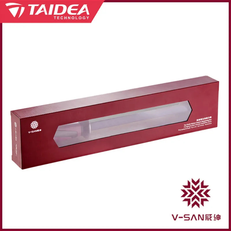 TV1703 Taidea V-SAN Deluxe Black Crystal Ceramic Sharpening Steel Rod