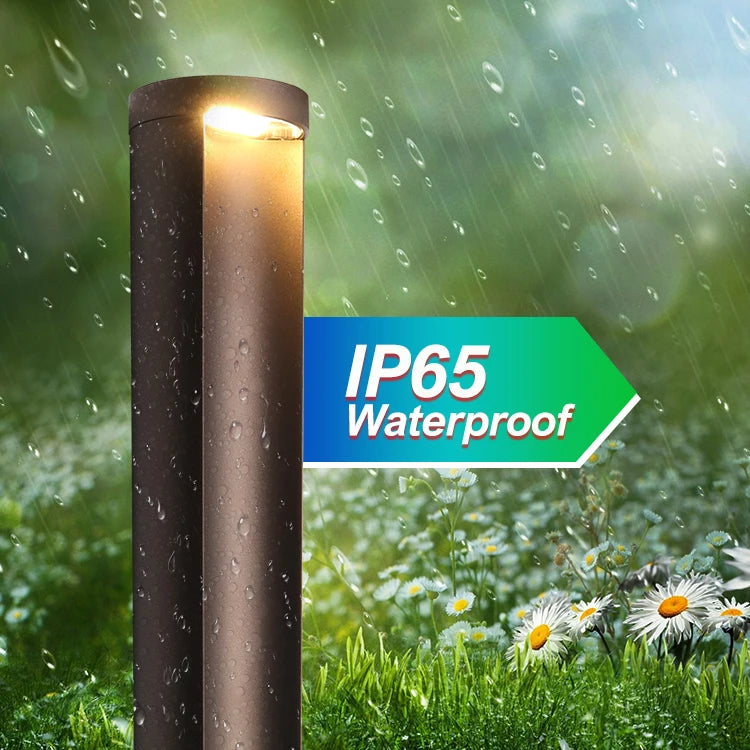 LT9404 16 Inch Aluminum Bollard Path Light Integrated Fixtures for Outdoor Landscaping