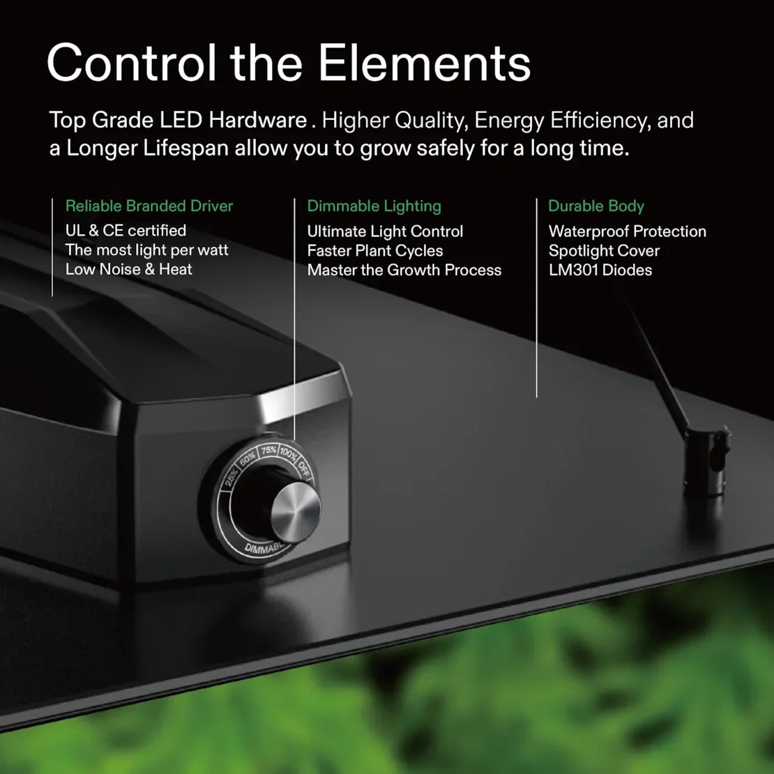 (Shipping Direct From LA) Flexstar 480W Dimmable LED Grow Light Lm301b for Hobby Growers