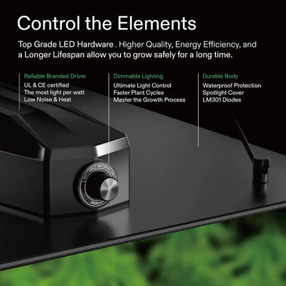 (Shipping Direct From LA) Flexstar 480W Dimmable LED Grow Light Lm301b for Hobby Growers