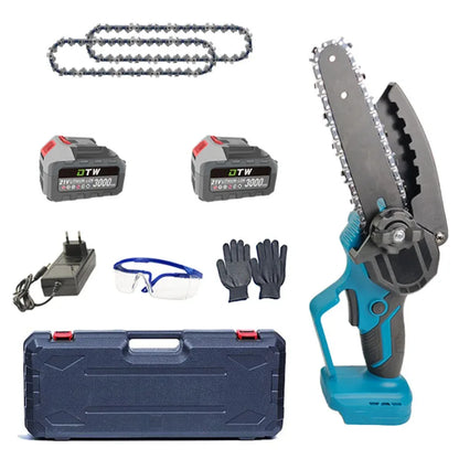 DTWA2-0058 Li-Ion Battery Electric Chain Saw Cordless 6-Inch Mini Portable Chain Saw