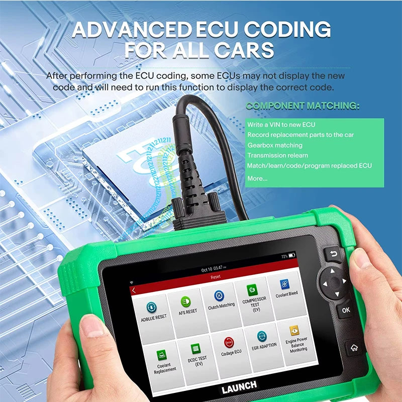 USA EU Warehouse Launch CRP919 EV Automotive Scanner With CANFD DOIP All System Code Reader for New Energy Cars