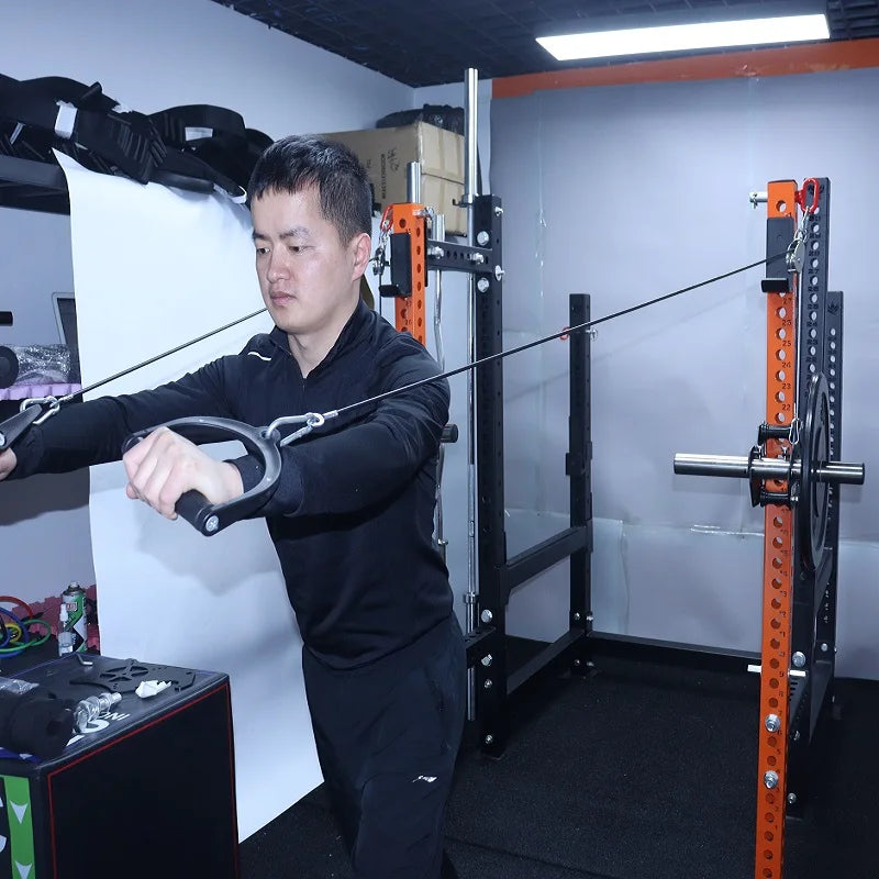 New Fitness Equipment Set | Gym Smith Accessories Attachment for Lat Pull Down, Bench Press, Smith Machine, Multifunction Glider