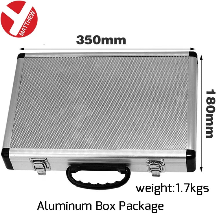 35pcs Aluminum Box Pack Tungsten Steel Panel Wood Router Bits Set with 1/4 Round Shank