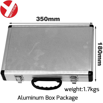 35pcs Aluminum Box Pack Tungsten Steel Panel Wood Router Bits Set with 1/4 Round Shank