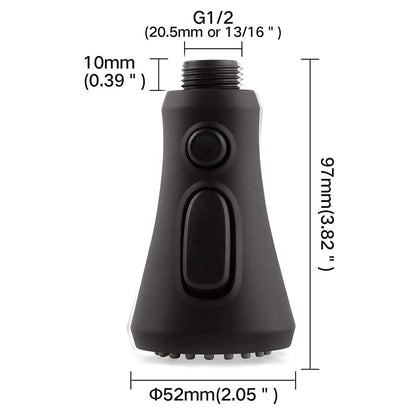 USA Stock ORB 3-Function Kitchen Sink Faucet Replacement Faucet Sprayer Head Replacement Kitchen Sink Spray Nozzle