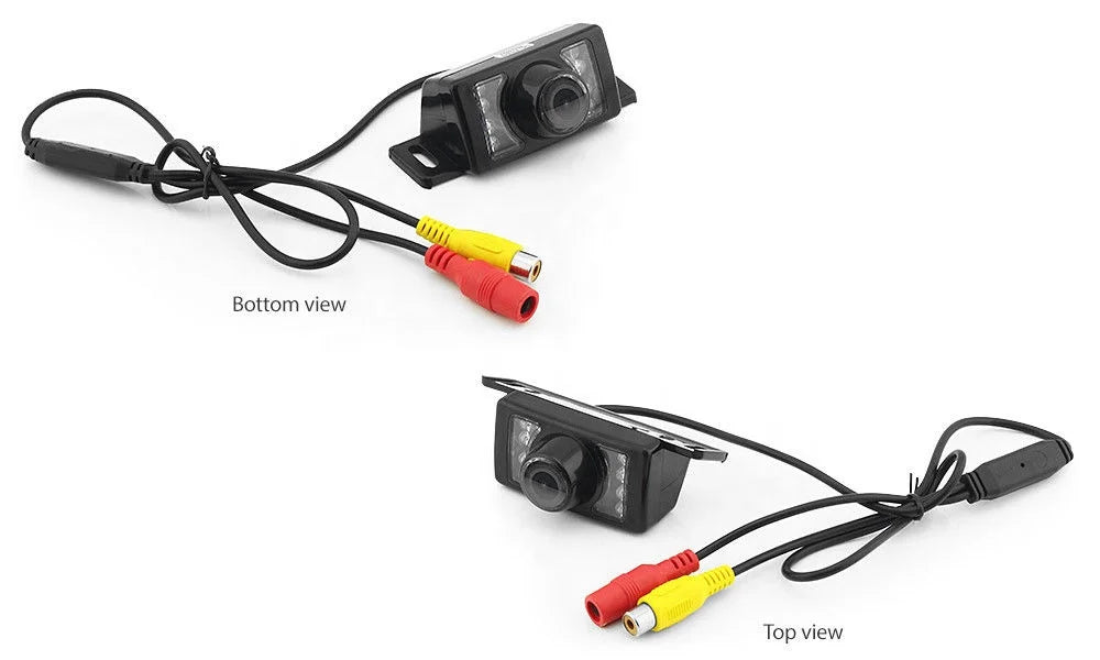 IPoster Hot Selling 7in Truck Reverse Mirror Monitor with 7 Infrared LED Night Vision US Stock Car Backup Rearview Camera Kit