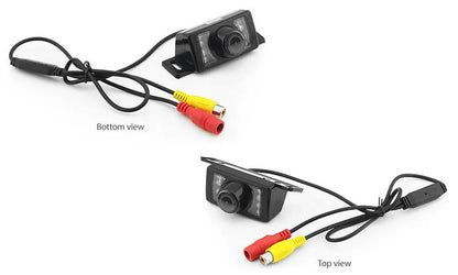 IPoster Hot Selling 7in Truck Reverse Mirror Monitor with 7 Infrared LED Night Vision US Stock Car Backup Rearview Camera Kit
