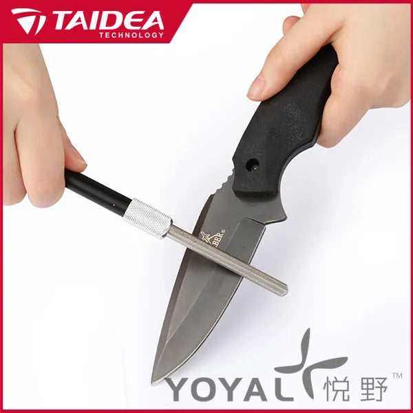 TAIDEA 3 in 1 Outdoor High Quality Professional Knife Pen Diamond Fishhook Pocket Sharpener Multi-function Tool TY0905