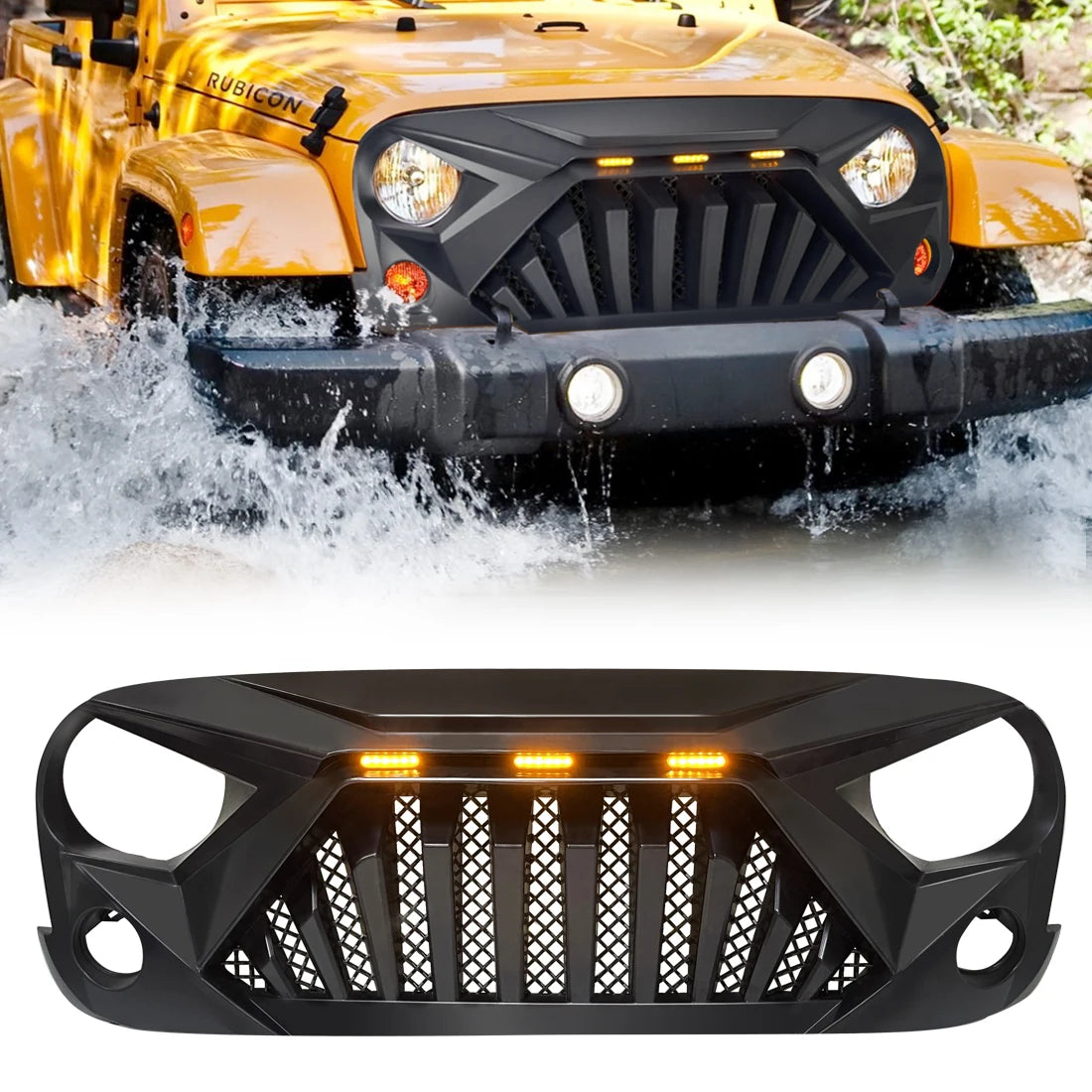 Goliath Grille for jeep wrangler Jk Bumper 2007-2018 Factory Price US Warehouse Stock