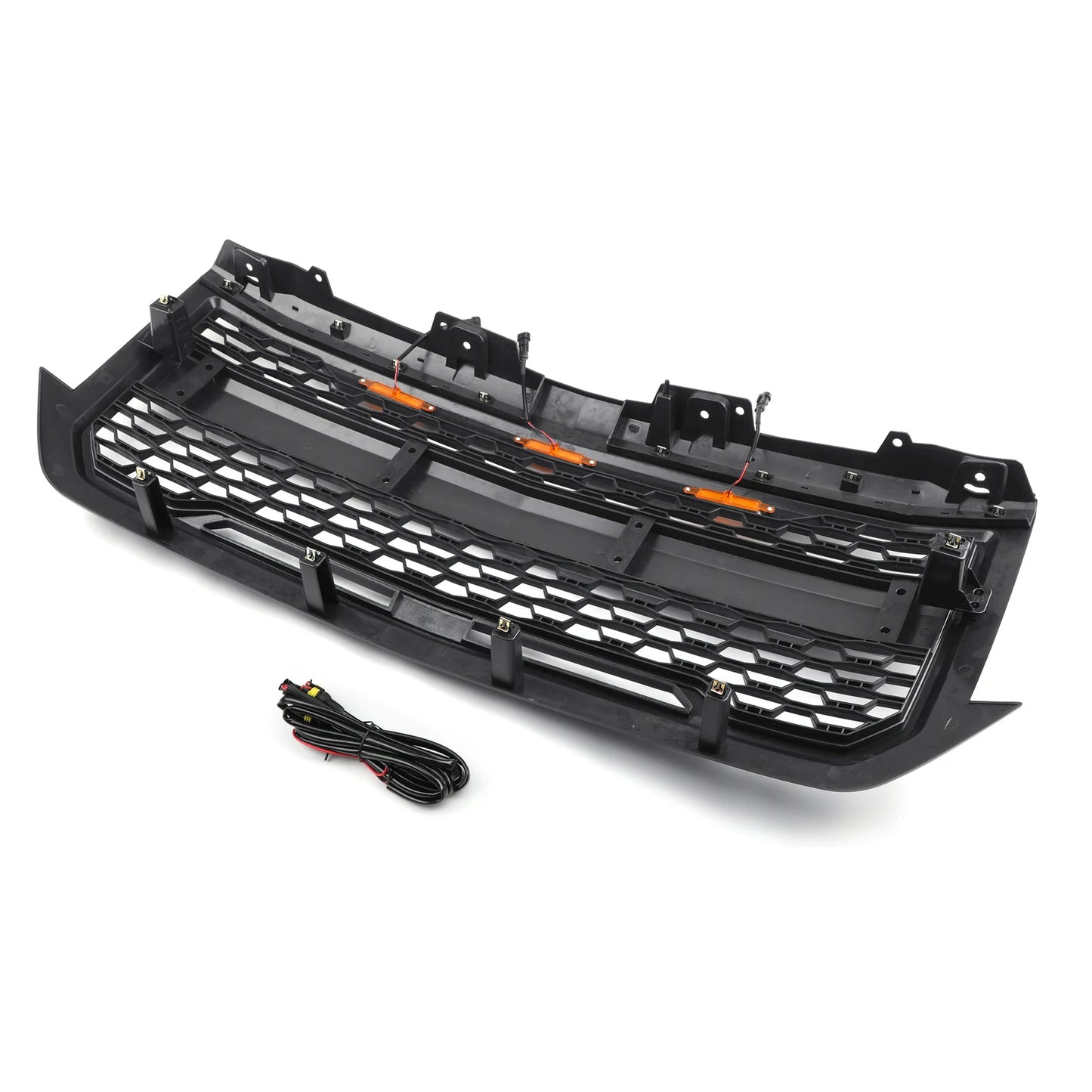 LED Light Front Bumper Grill Grille Chevrolet Silverado 1500 2016 2017 2018 With Letter