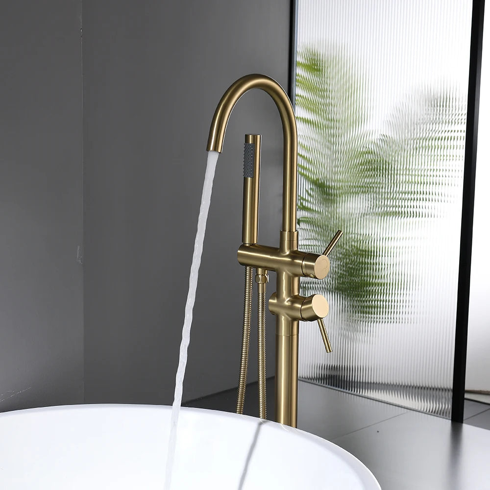 Factory Names CUpc Gold Single Handle Bathtub Shower Faucet