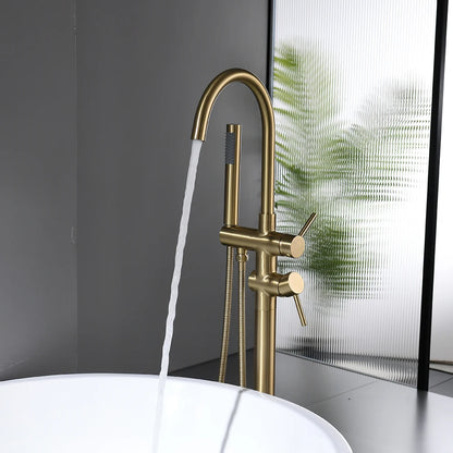 Factory Names CUpc Gold Single Handle Bathtub Shower Faucet