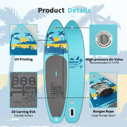 US Free Shipping Dropshipping Wholesale Waterplay Surfing sup Stand up Paddle Board Surfboard Surf Board Paddle Board Inflatable
