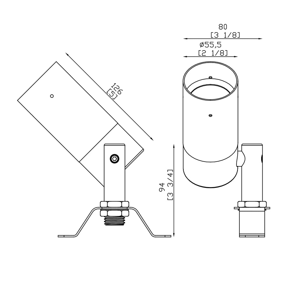 USA Warehouse Fast Delivery Brass LED Down Light for Landscape Lighting