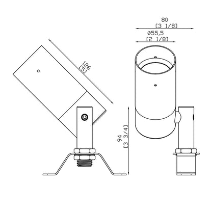 USA Warehouse Fast Delivery Brass LED Down Light for Landscape Lighting