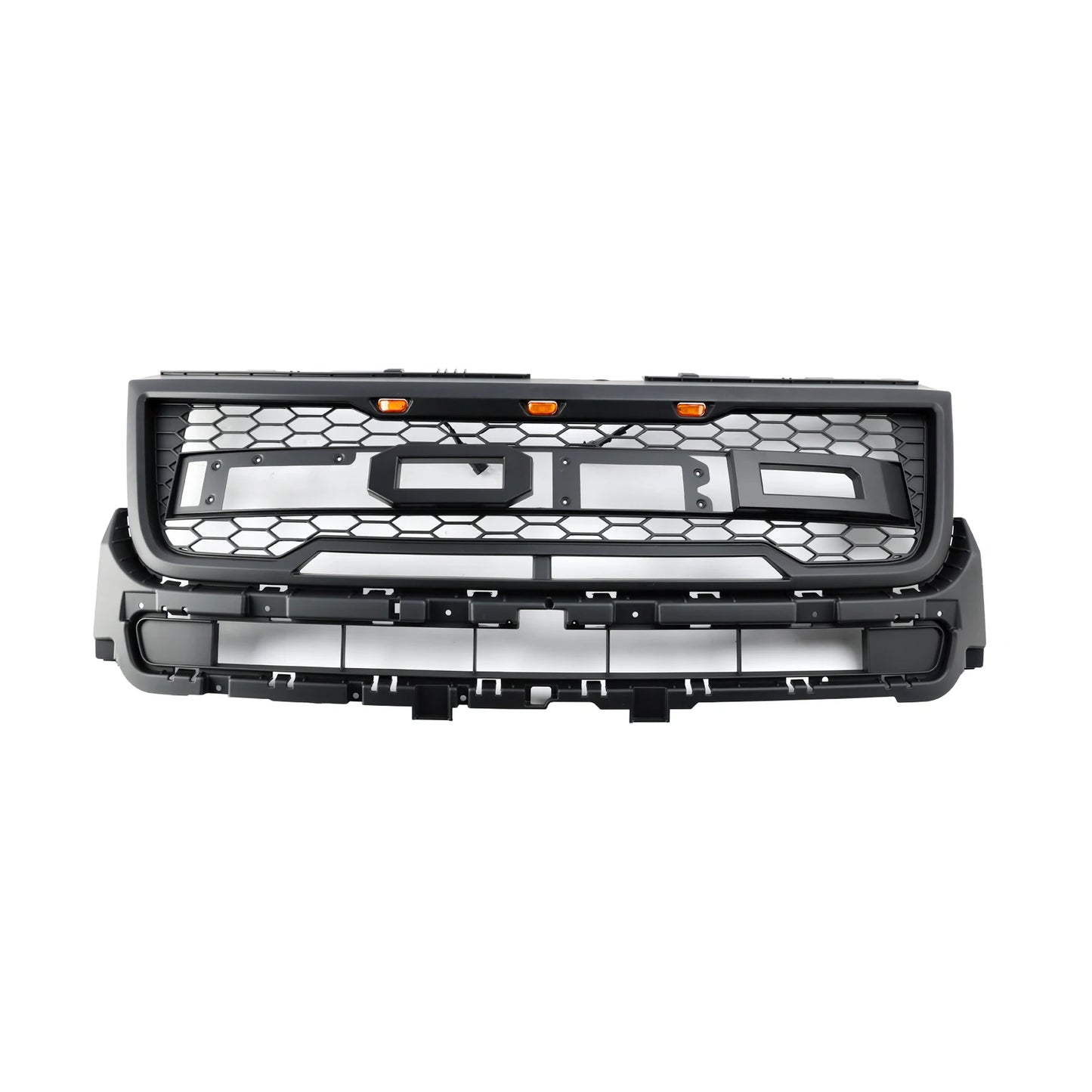 Front Upper Bumper Grille Grill for Ford Explorer 2016-2018 With Lights Letter