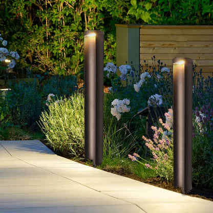 LT9404 16 Inch Aluminum Bollard Path Light Integrated Fixtures for Outdoor Landscaping