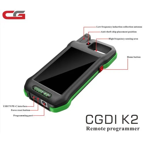 2025 Wifi CGDI K2 Professional Multi-Functional Smart Locksmith Key Tool Remote Generator 1-Year Warranty Supports 96Bit ID48