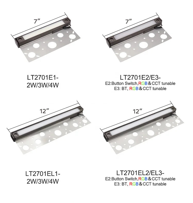 Low Voltage Led Concrete Retaining Wall Stone Lights Outdoor Garden Paver Landscape Stair Step Hardscape Light