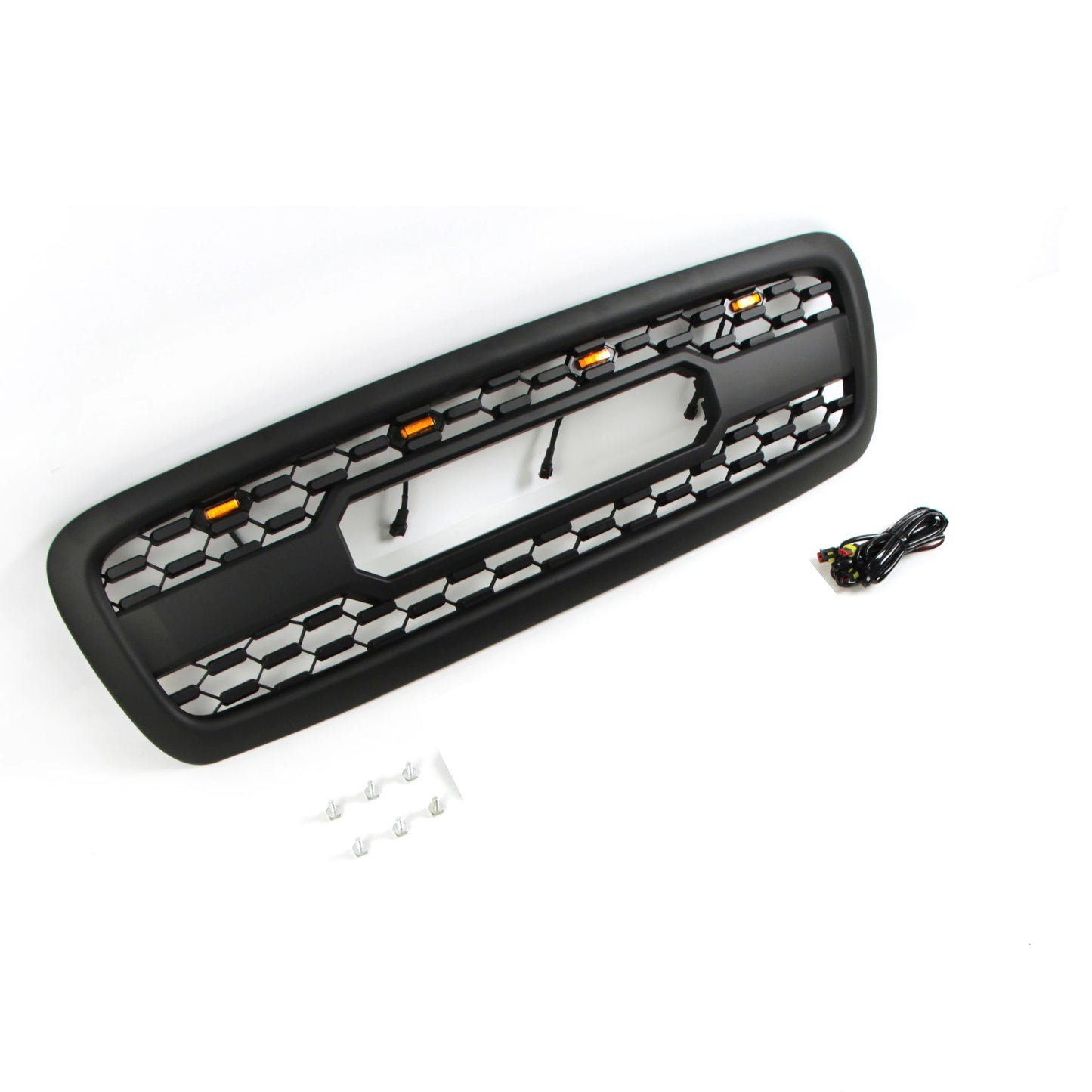 Car Mesh Front Grille With Light Fit for Sequoia 2001-2004