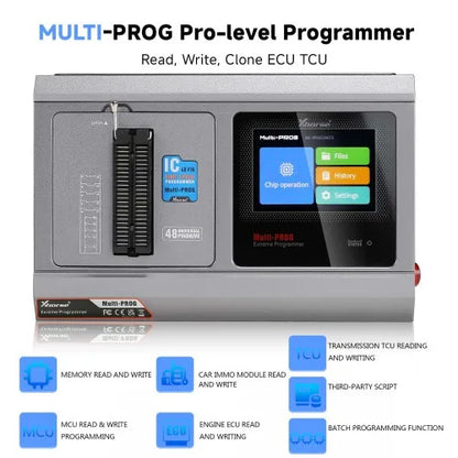 2025 for Xhorse Multi Prog Pro-Level ECU TCU Programmer with Free MQB48 License Update VVDI Prog Version 1-Year Warranty