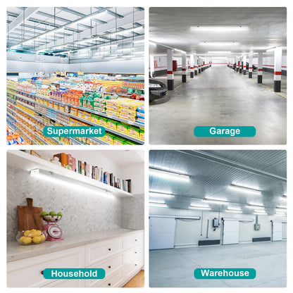 Industrial Aluminum Profile Surface Mounted LED Strip Light Fixture Linear Bar Lights