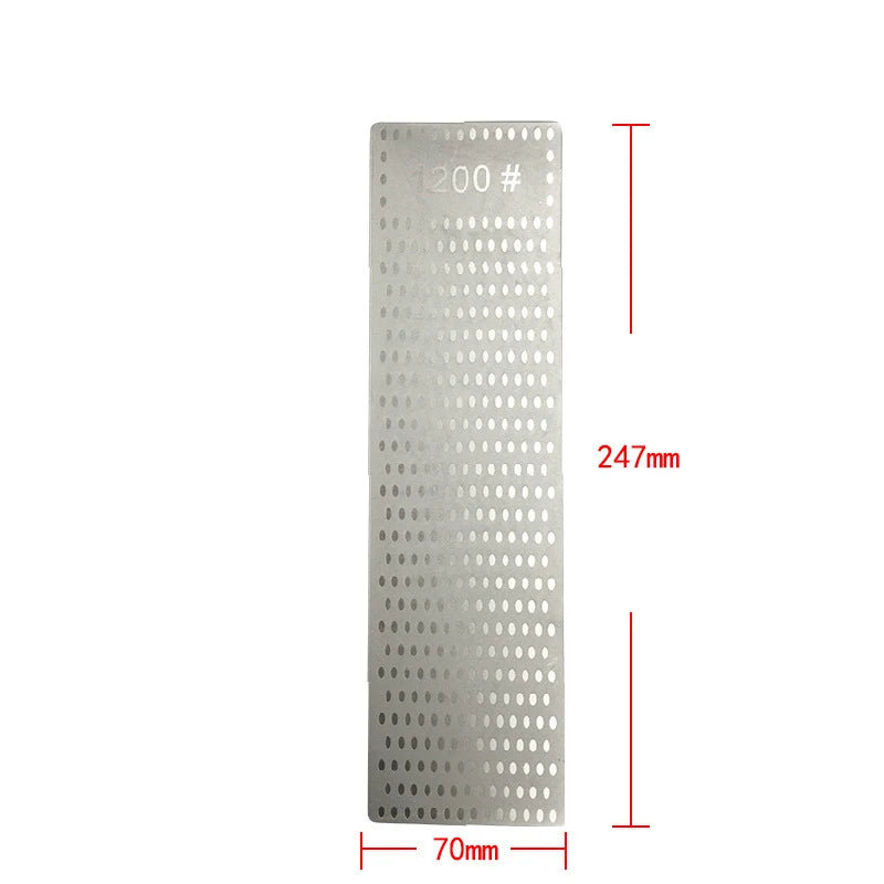 DMD Diamond Double-Sided Whetstone Ice Skate Edge Household Outdoor Knife Sharpener Replaceable Whetstone Special Kitchen Tool