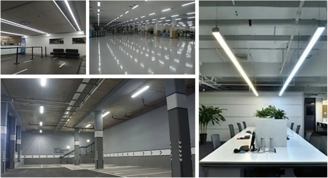 USA Warehouse Modern Lighting Shop Lamp LED Pendant Ceiling Linear Strip Light