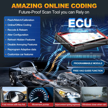 2025 for Launch X431 PRO Elite AutoAuth Full System Diagnostic Scanner Bidirectional CANFD DoIP FCA All-in-One with 1-Year Warra