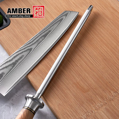 Amber Olive Wood Handle 67layers Damascus Kitchen Knife Damascus Chef Knife Vg10 Damascus Knife